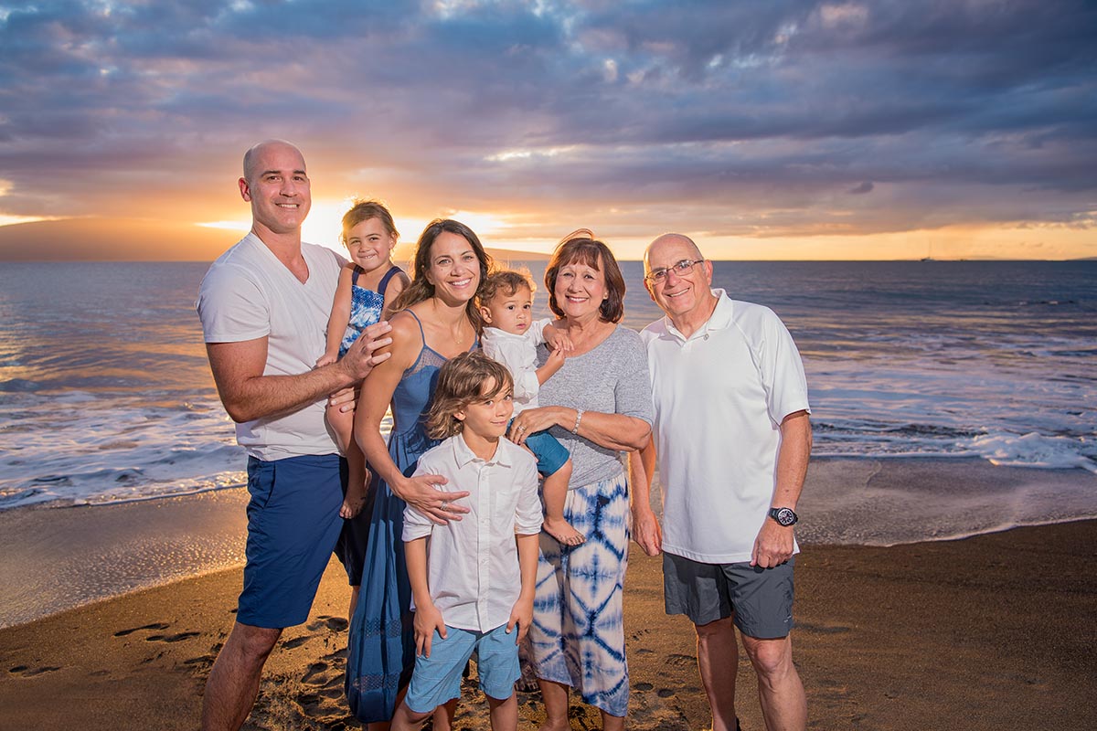 Miller Family Maui Sunset Photography