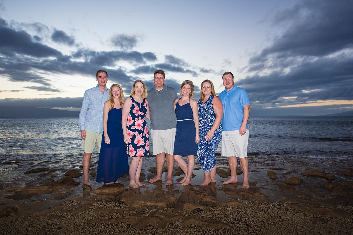 Horn Family Sunset Group Photography