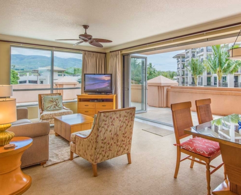 Living Room of Hokulani 220 Maui Real Estate Photography