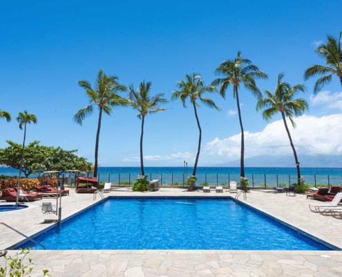 Pool at Kaanapali Shores Maui Real Estate Photography