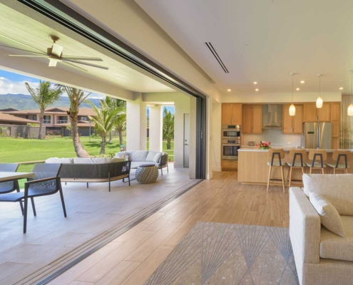 Indoor Outdoor Living Luana Villas 18B Maui Real Estate Photography