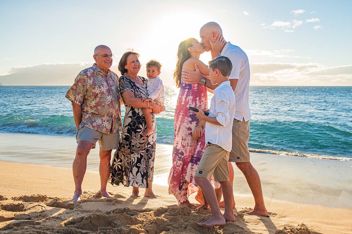 Miller Family Vowel Renewal Photography Maui