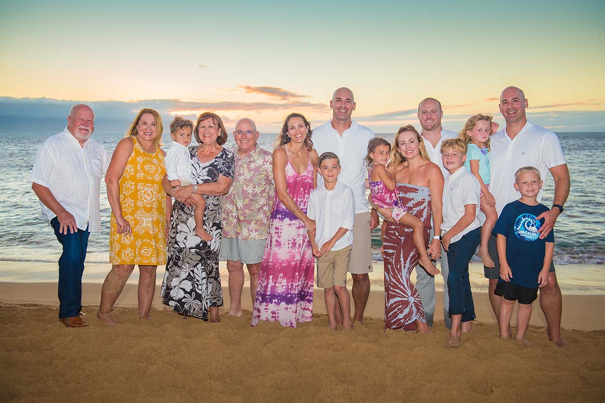 Extended Family Photography Maui Hawaii by Darren McDaniel Photography